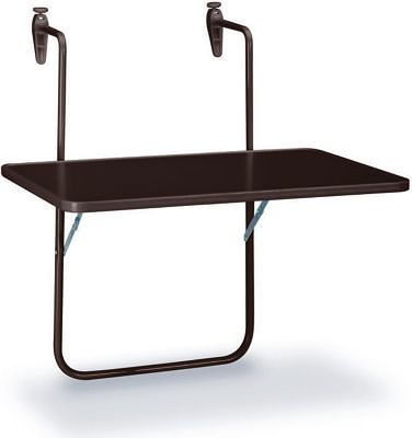 Balkonhängetisch, Kunststoff, platzsparend, abklappbar, leicht zu reinigen