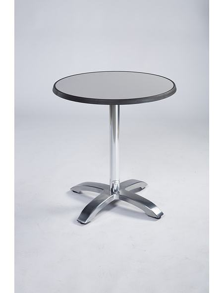 Bistrotisch / Balkontisch, Aluminium / Kunststoff, leicht zu reinigen, mit Sevelitplatte,